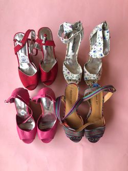 Wedges/Heels shoe lot!