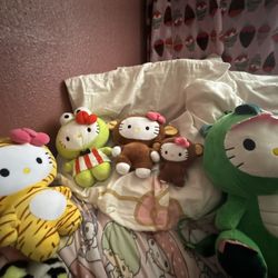 Hello kitty plushies