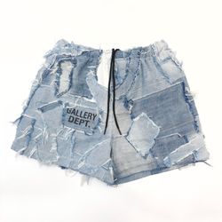 Gallery Dept Department Patchwork Denim Shorts Medium