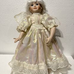 Vintage Angel Porcelain Doll 