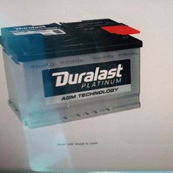Brand New Duralast Top Post Batteries