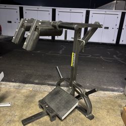 Powertec Hack Squat And Calf Machine 