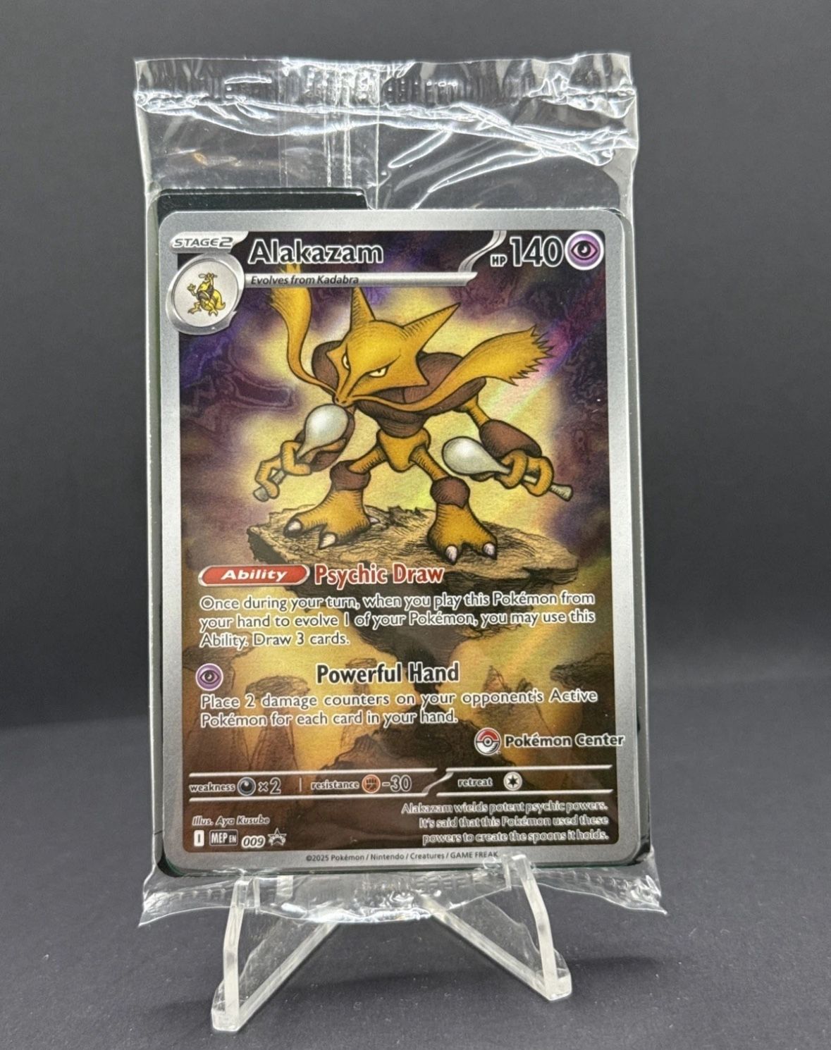 Mega Evolution PC ETB Alakazam Promo pack
