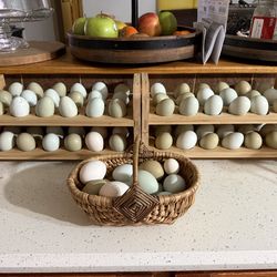 Organic farm eggs