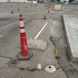 Orange Construction Cones