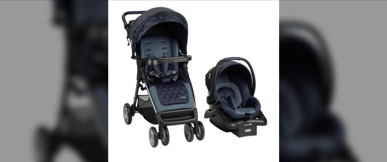 Monbebe Travel System Stroller & Infant Car Seat - Navy Camo
