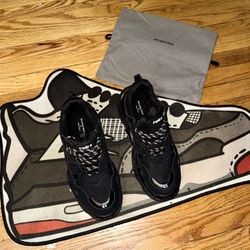 All Black Balenciaga Triple S Sneakers - Size 11 (Men's)