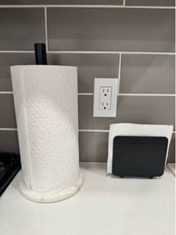 Paper towel & napkin holder
