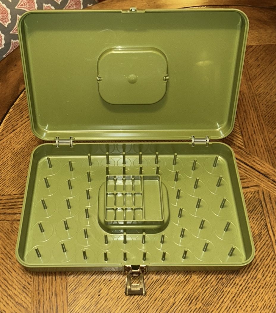 Vintage 1970s Wilson Mfg. Corp. Wil-hold Sewing Supplies Case