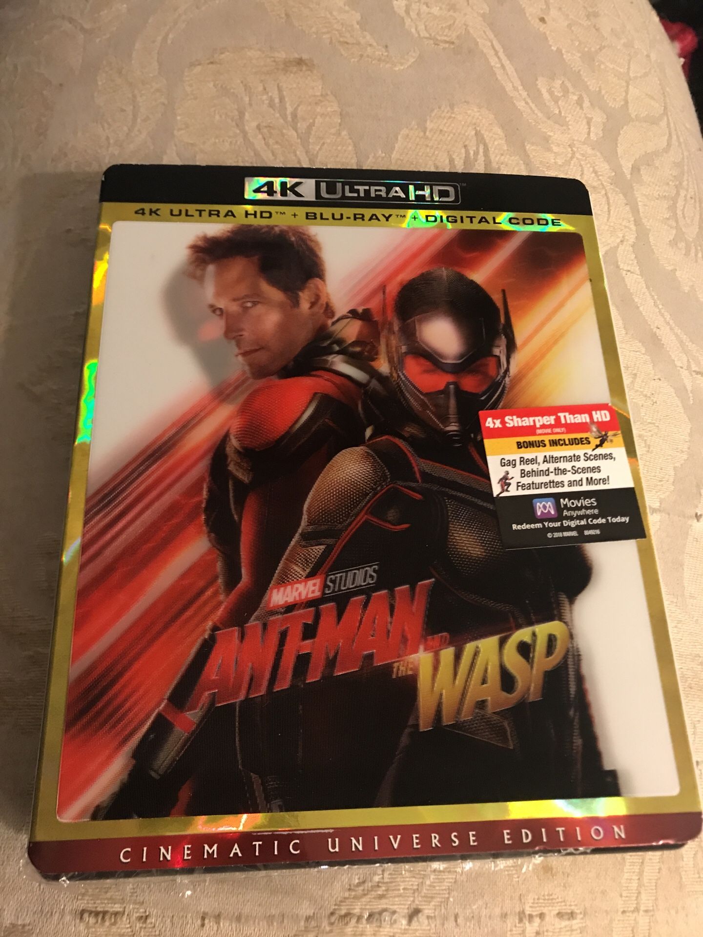 Ant man and the wasp 4k and blu ray