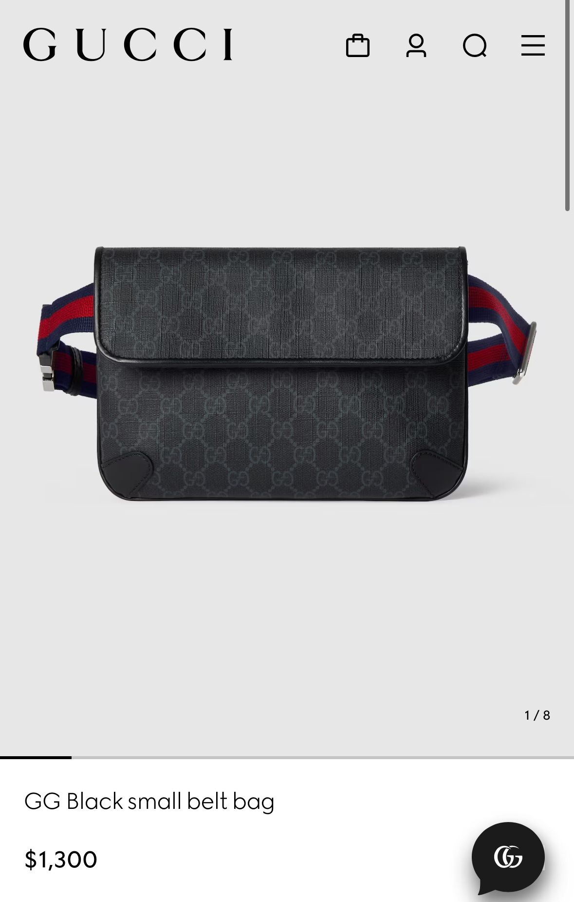 Guccis GG Crossbody Bag 