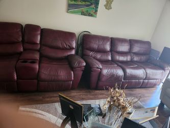 Sofa and loveseat
