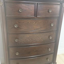 Chest, Dresser And Mirror And Nightstand. For Sale As Individual Items 