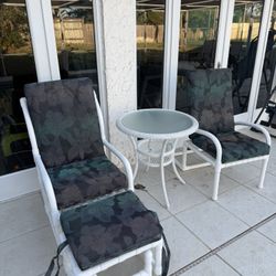 Rocking Chair , Ottoman, Chair Cushions Included