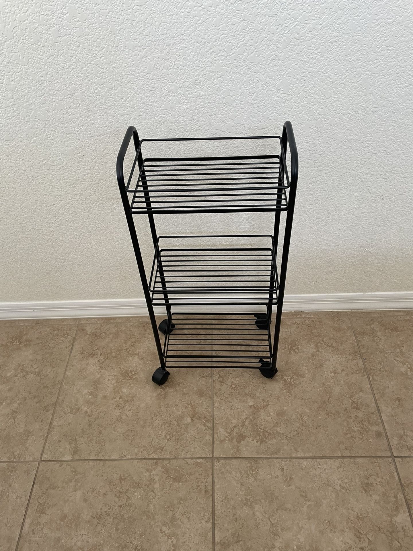 Rolling 3 Tier Wire Cart