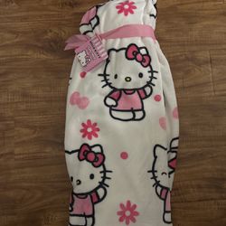 Hello Kitty Daisy Blanket No Hanger