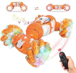 Gesture Sensing Rc Stunt Car with Gravity Sensor 2.4GHZ 4WD Double Sided Hobby