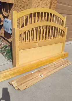 Full Size Real Wood Bed Frame