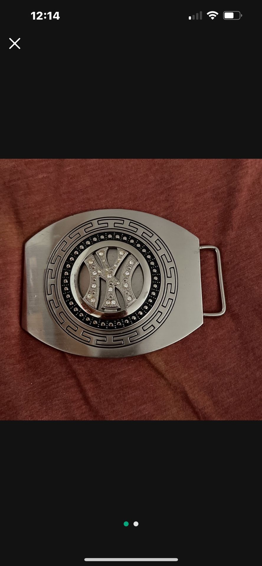 NY Yankees Belt Buckle