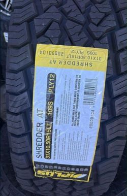 31/1050/15 New Tires At