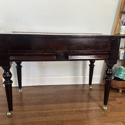Solid Mahogany Antique Spinnet Desk