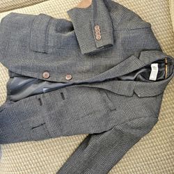 Boys Size 3t to 4t Gray Blazer
