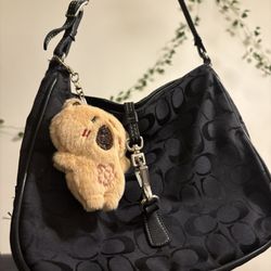 black coach bag