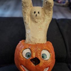 Vintage Signed Teena Flanner Halloween Figure