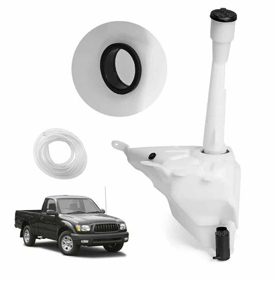 New Windshield Washer Reservoir Tank with Bottom Sensor Hole for Toyota Tacoma 1998-2004 Washer Fluid Reservoir ABS Plastic Windshield Wiper Pump Tank