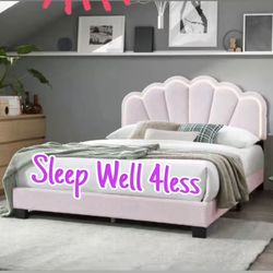 NEW FULL BED FRAME AND MATTRESS