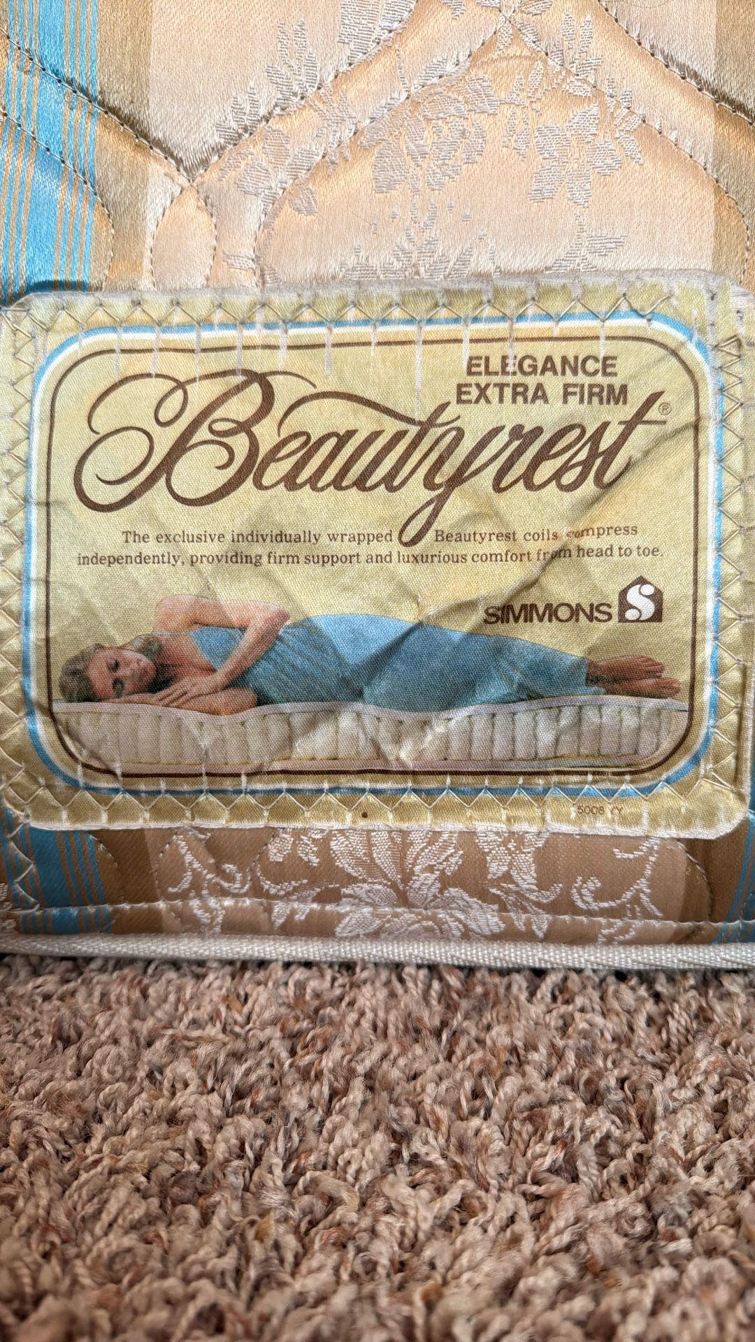 Beauty Rest Regular Sized Mattress And Box Spring