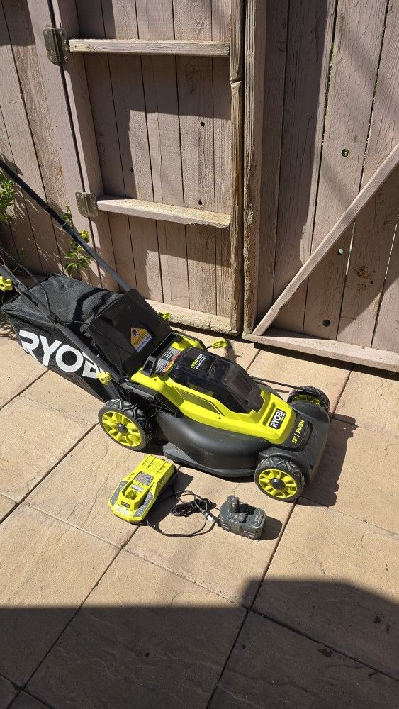 Ryobi 16-in 18v Brushless Lawn Mower