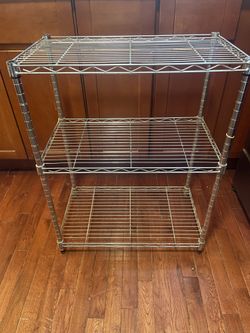 2 3 tier metal rack