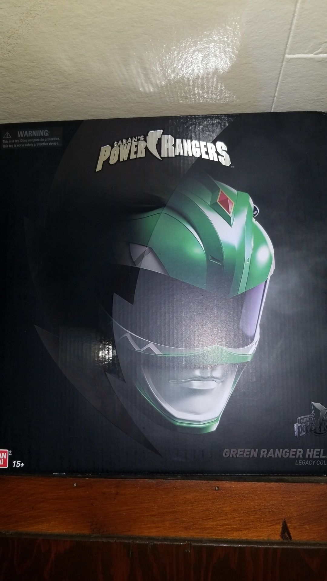 Mighty Morphin Power Rangers Legacy green ranger helmet