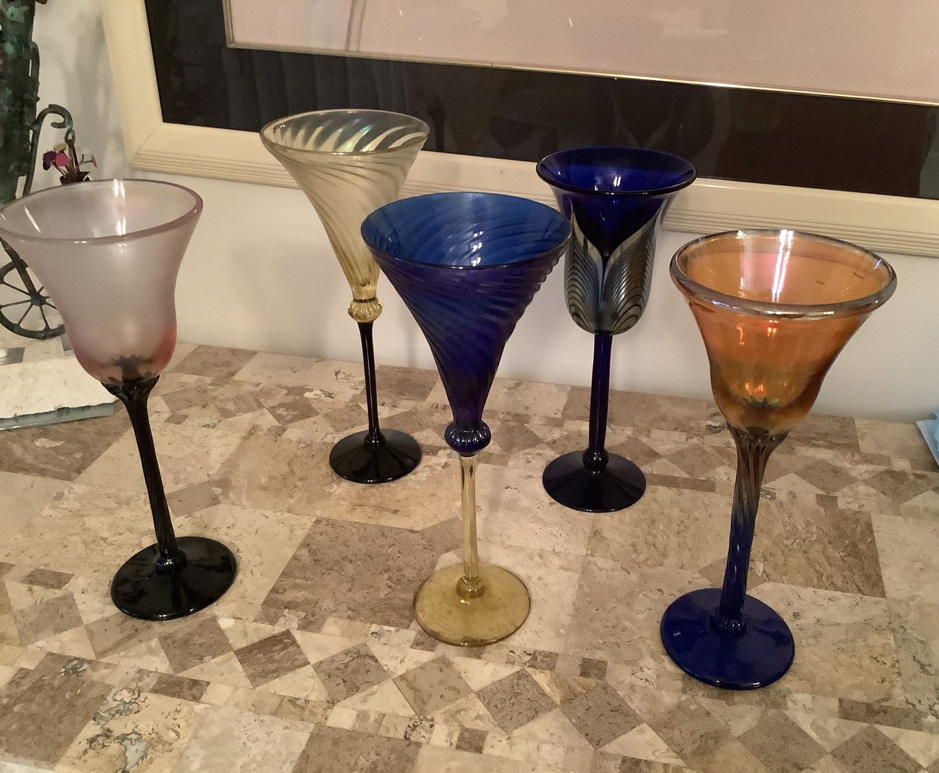 One Of A Kind Elegant Wine Glasses