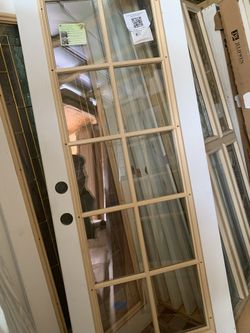 10 Lites French Exterior Door 30W X 80H