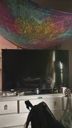 Large 50 inch TV with Remote