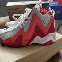 Reebok Kamikaze II Mid Ghost Of Christmas Past boys size 5.5