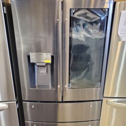 Lg Insta View 4 Door Fridge 27.8 Cu Ft