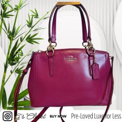 Coach Minnie Christy Carryall