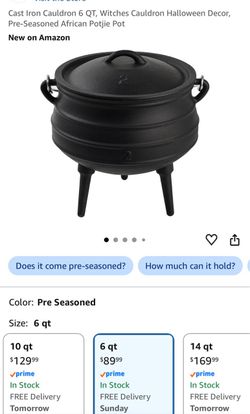 Cast Iron Cauldron