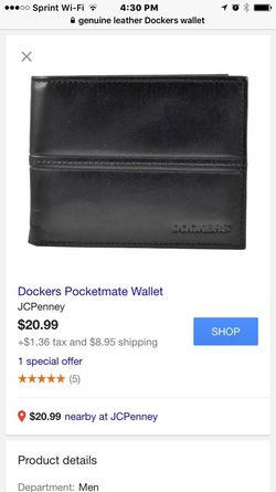 New Leather Dockers Men's Wallet