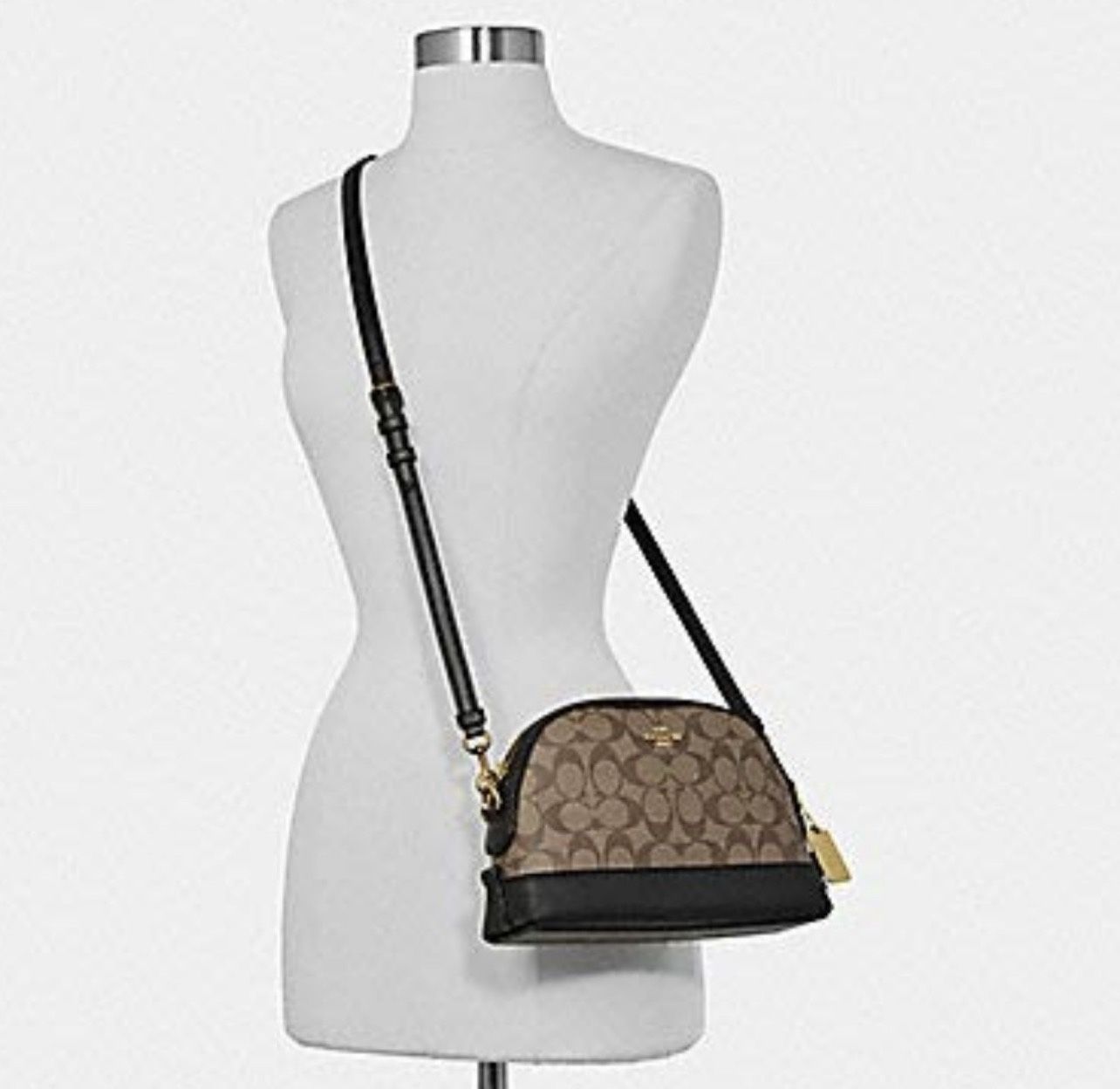 COACH Dome Crossbody in Signature Coated Canvas