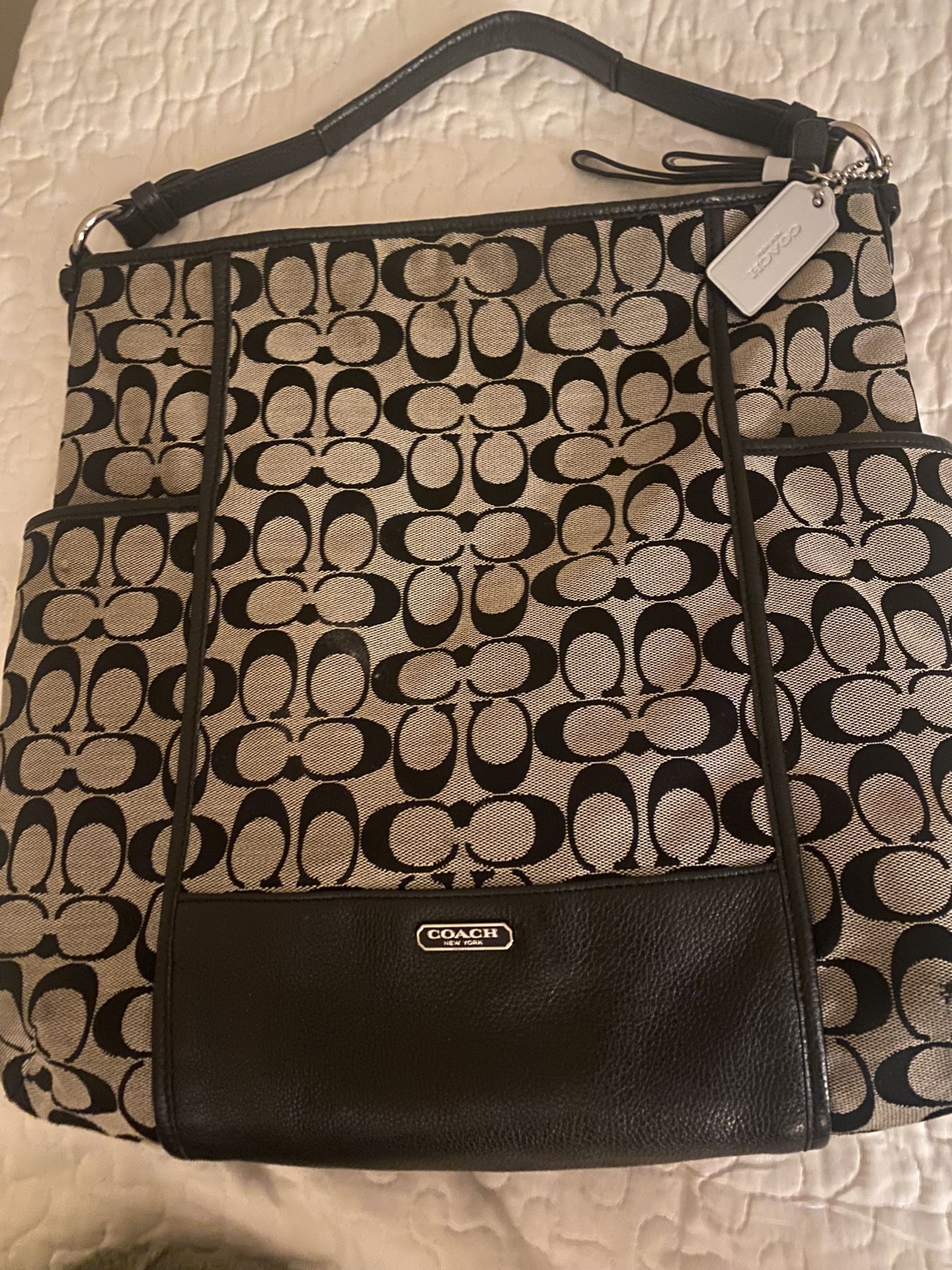 Vintage Coach Tote Bag