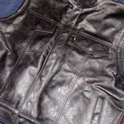 Espinozas Leather Vest 