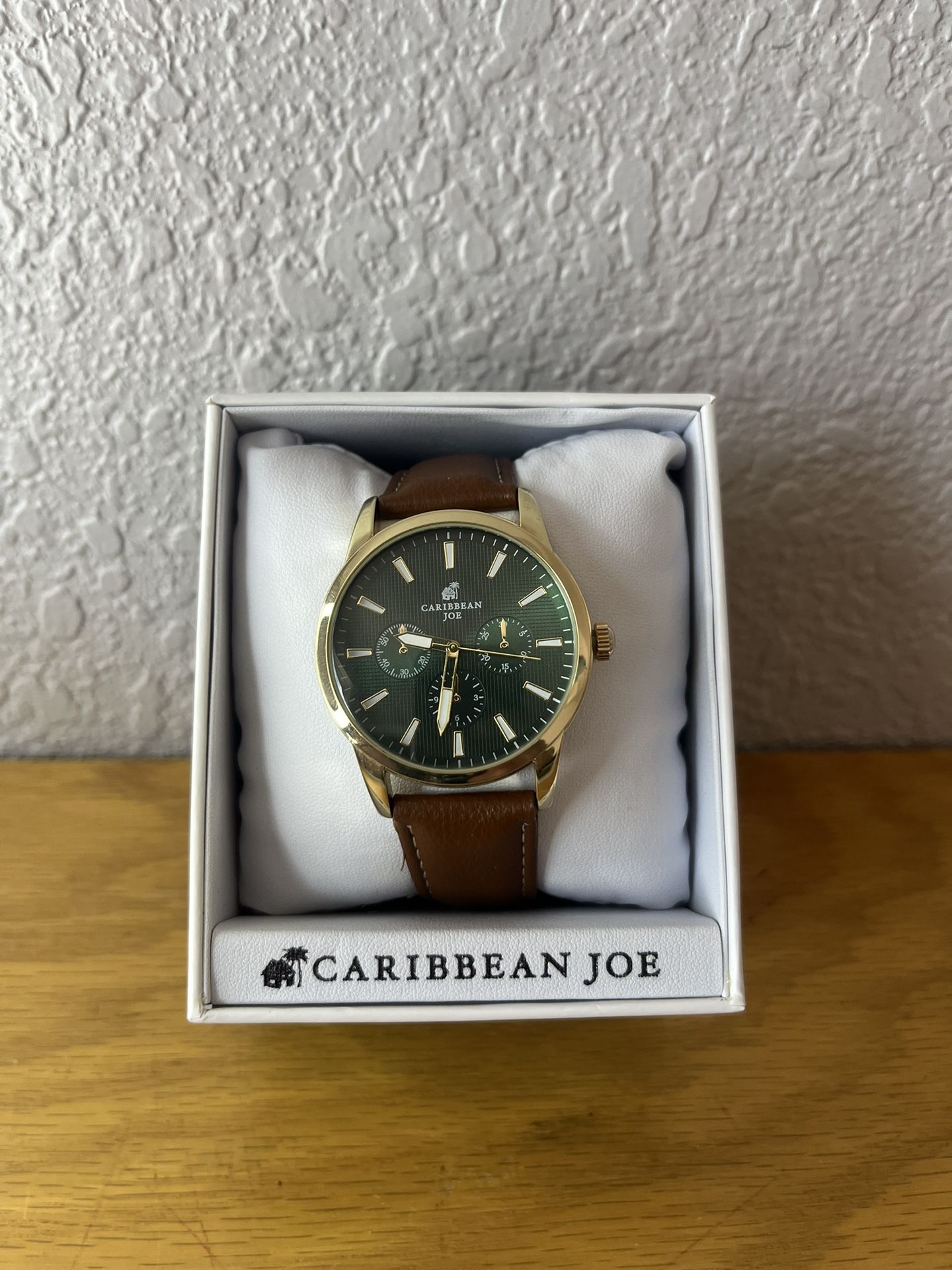 Caribbean Joe – Green & Gold Dress Watch