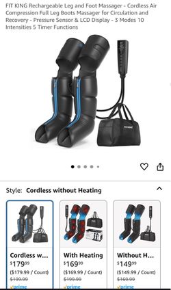 Foot massager leg