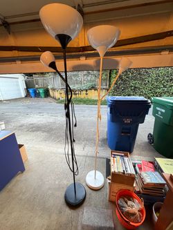 Multi-Head Floor Lamps Set of Two