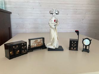 Authentic Japanese Doll and Accessories