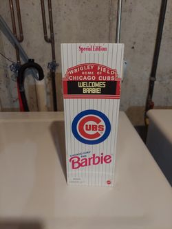 Cubs Barbie in box